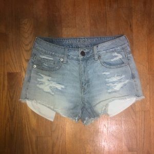 American eagle hi-rise shorts